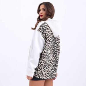 Women Tiger Hoodies - White