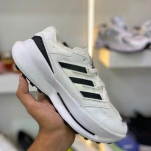 Adidas Lightstrike Running Sneakers – White/Black