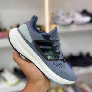Adidas Ultraboost Running Sneakers – Grey/Blue